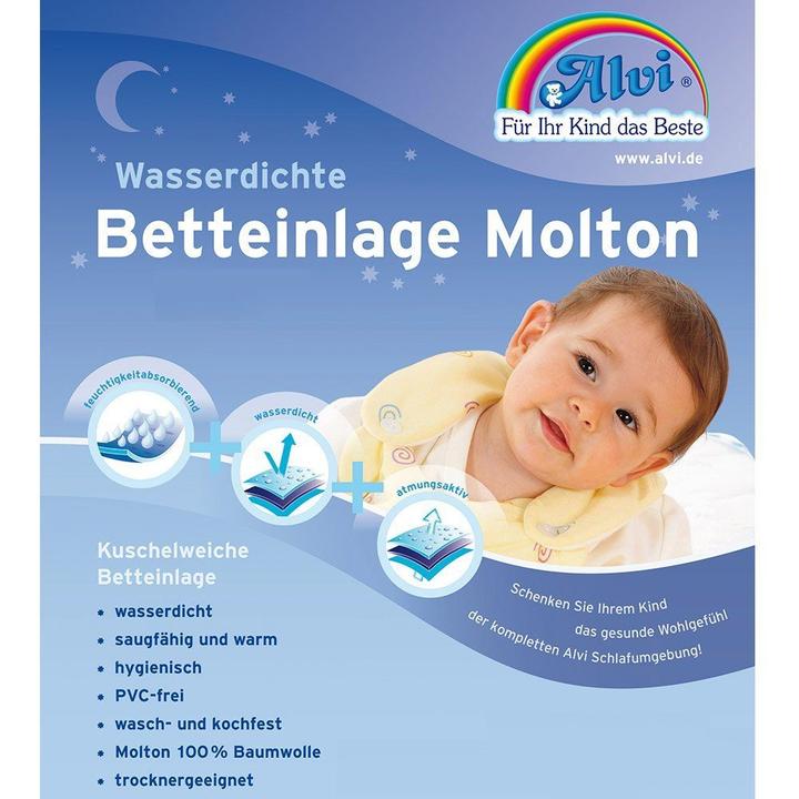 Alvi Betteinlagen Betteinlage Molton 40 x 50 cm (40 x 50 cm)