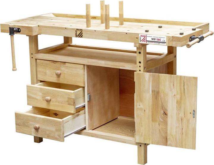 Produktbild Holzmann Hobelbank WB138C (138 cm, 62 cm)
