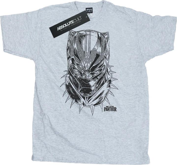 Black Panther Spray Headshot TShirt (XL)
