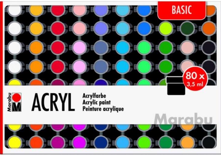 Marabu Acrylfarbe Set Basic