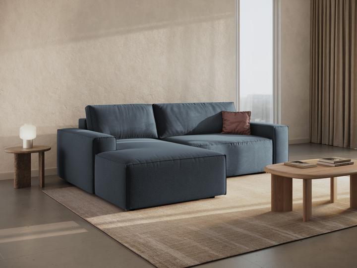 Actual product image Micadoni Left Corner Sofa With Bed Function And Box, "Jodie", 3 Seats, 246x151x86 Made in Europe (Corner sofa)