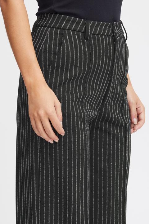 Actual product image Pulz Jeans Pulz - PZKIRA LUREX HW Pants Wide Leg - Trousers - 50207741 (XXL)
