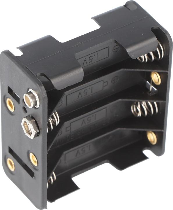 Produktbild Goobay Batteriehalter für 8x Mignon mit Druckknopf für Serienschaltung