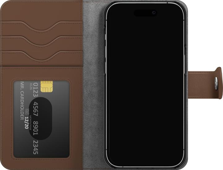 Immagine prodotto iDeal Of Sweden Portafoglio magnetico per iPhone 15 Pro +, marrone (Apple iPhone 15 Pro)