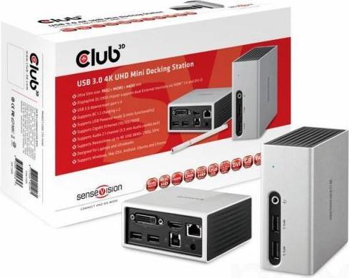 Produktbild Club 3D Csv-3104d (USB-B, 9 Ports)