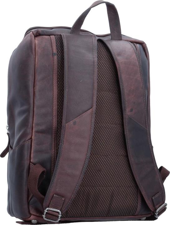 Image du produit Chesterfield Rich Leren Laptop Rugtas - 15,4 inch - Bruin (19 l)
