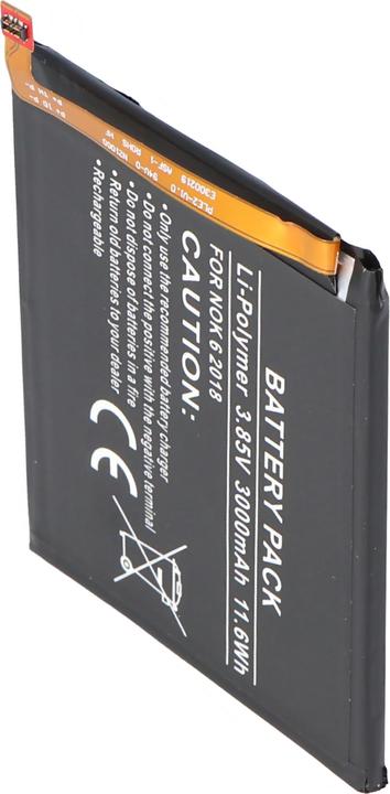 Actual product image AccuCell Akku Nokia 6 2018