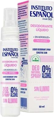 Actual product image Instituto Español Deodorant Liquido P. Sensitive Spray 50 ml (Spray, 50 ml)