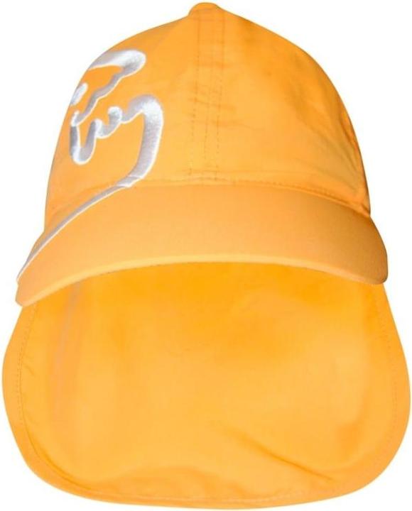 IQ-UV UV Schutz Cap Bites mit Nackenschutz Kinder, orange (1 Stk) (Sonnencreme, SPF 50+)