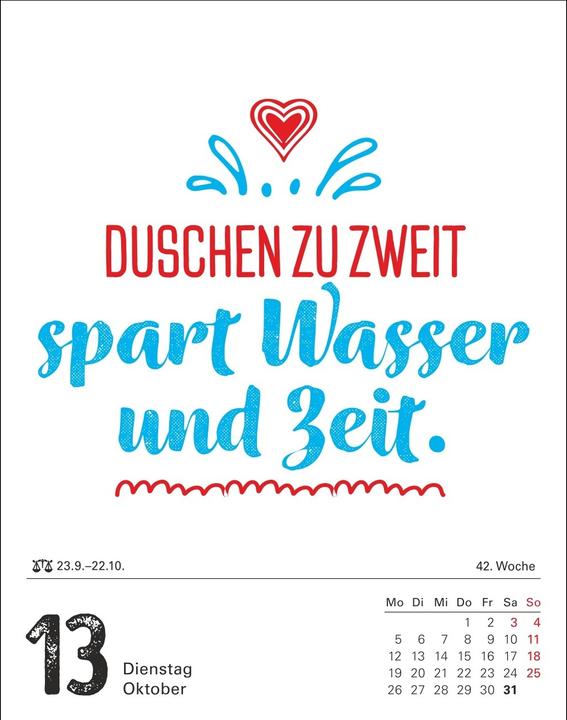 Immagine prodotto Harenberg Lange Rede kurzer Gin Tagesabreisskalender 2026 - Der Sprüche-Kalender (11 x 14 cm, Tedesco)