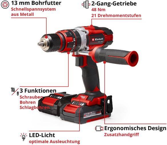 Actual product image Einhell TE-CD 18/48 Li-i (Rechargeable battery operated)
