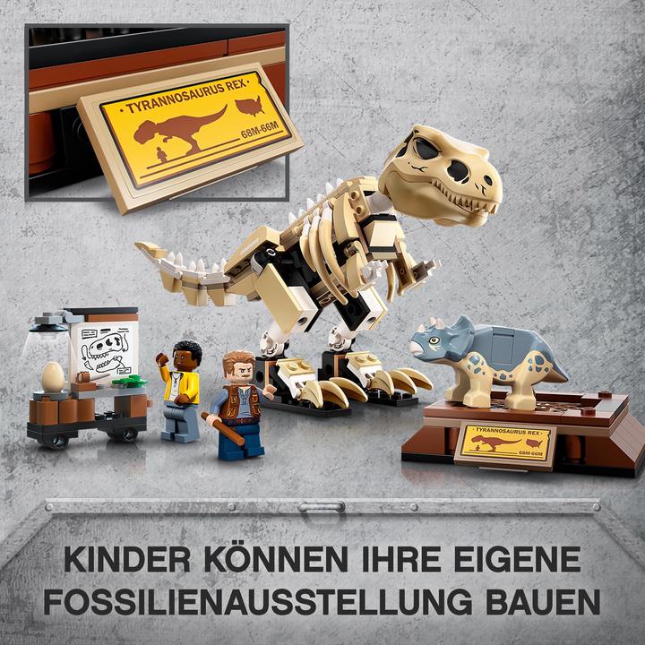 Image du produit LEGO T. Squelette de Rex dans l'exposition de fossiles (76940, LEGO Jurassic World)