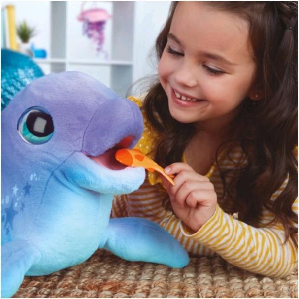 Actual product image FurReal Dimples, my funny dolphin (35.60 cm)