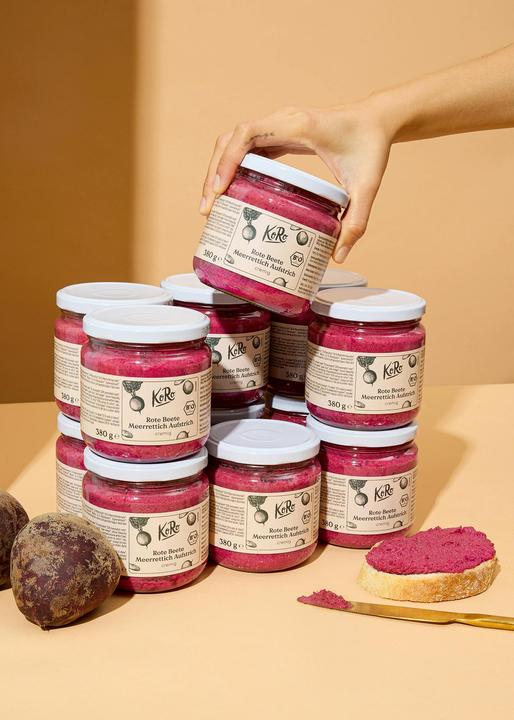 Actual product image KoRo Bio Rote Bete Meerrettich Aufstrich (2280 g)