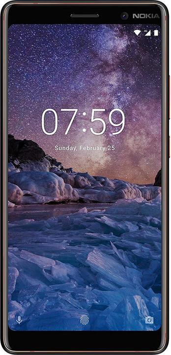 Actual product image Nokia 7 Plus (64 GB, White, 6", Hybrid Dual SIM, 12 Mpx, 4G)