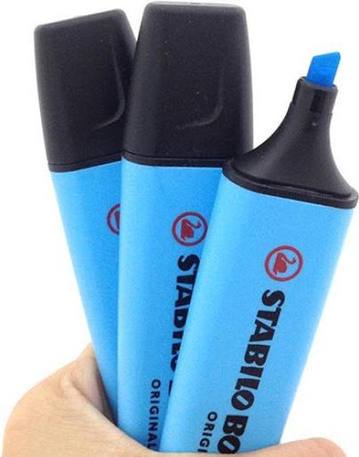 Actual product image STABILO Boss Highlighter (Blue, 2 mm, 1 x)