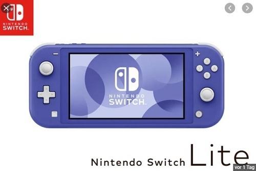 Actual product image Nintendo Switch Lite - Blue