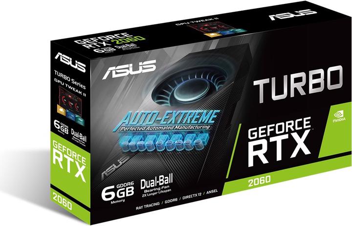 Produktbild ASUS GeForce TURBO RTX 2060 6G (6 GB)