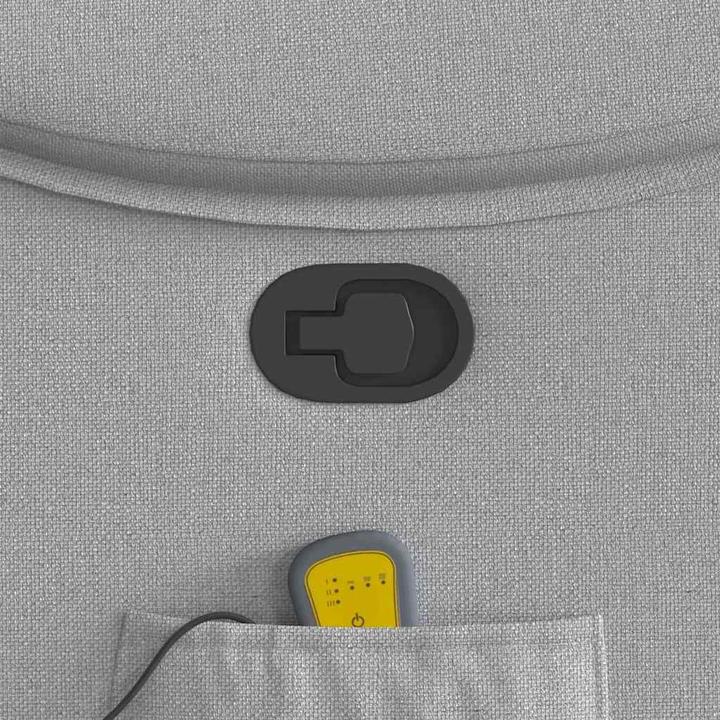 Immagine prodotto VidaXL Poltrona massaggiante in tessuto cloud grey poltrona TV massaggiante