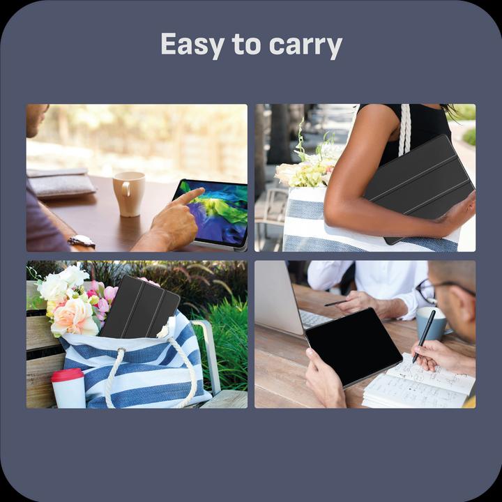 Produktbild Cazy Premium Smart Hülle Kompatibel mit iPad Pro 12.9 2018 (2nd Gen)/iPad Pro 12.9 2020 (4th Gen) - (iPad Pro 12.9 2018 (3. Gen), iPad Pro 12.9 2020 (4. Gen))