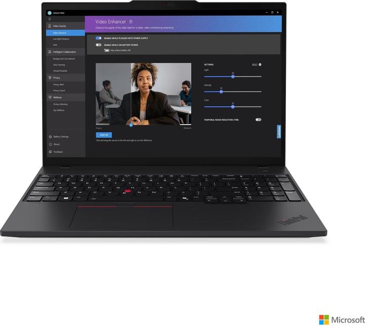 Actual product image Lenovo ThinkPad T16 Gen 3 (16", Intel Core Ultra 7 155U, 32 GB, 1000 GB, DE)