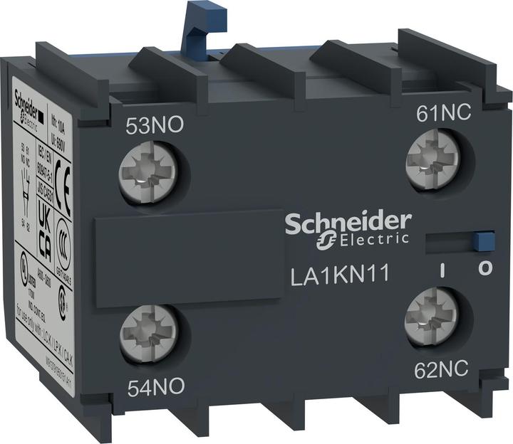 Image du produit Schneider Electric Bloc de contacts auxiliaires 1 contact à fermeture 1 contact à ouverture