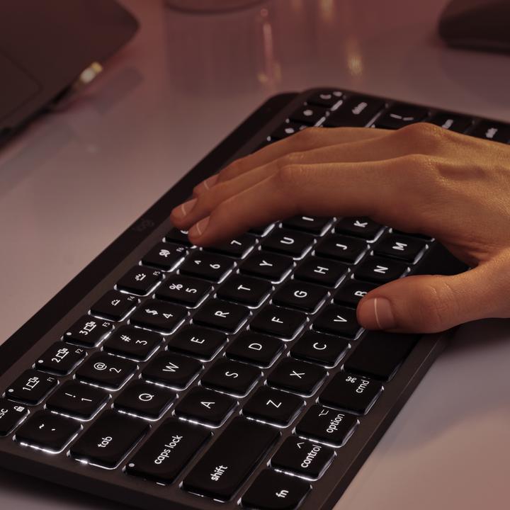 Image du produit Logitech MX Keys Mini For Mac Minimalist Wireless Illuminated Keyboard - SPACE GREY - CH - EMEA28-935 (CH, Sans fil)