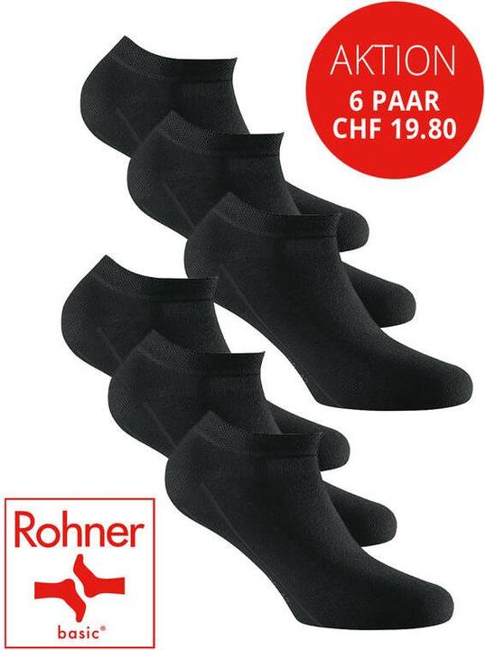 Rohner 6erPack Basic Sneakers