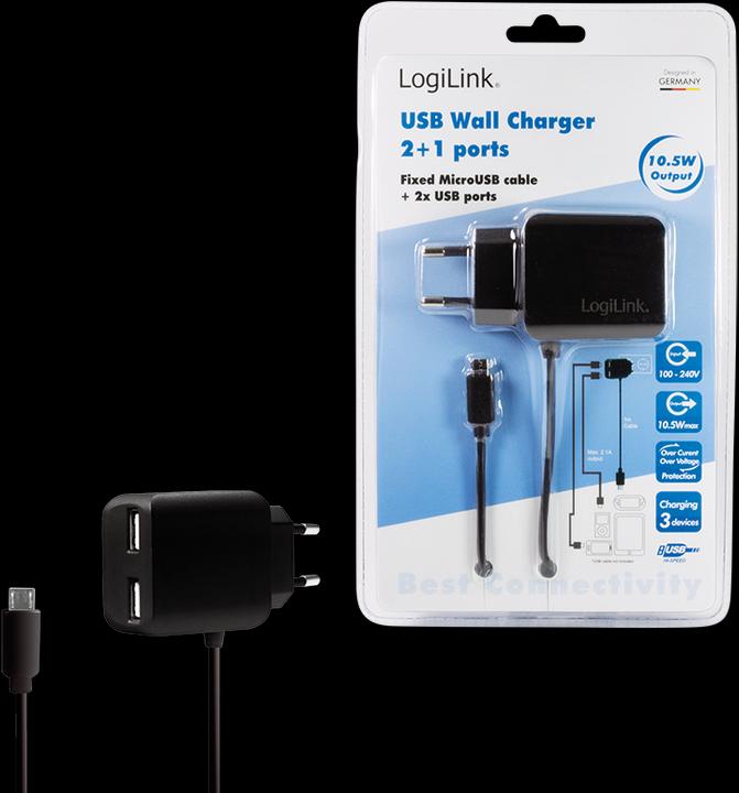 Produktbild LogiLink USB Steckdosenadapter (10.50 W)