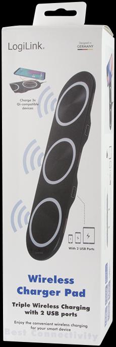 Actual product image LogiLink Wireless table charger (15 W)