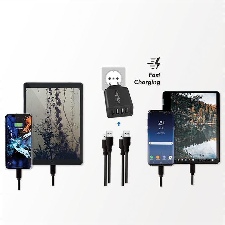 Immagine prodotto LogiLink Adattatore presa USB (24 W)