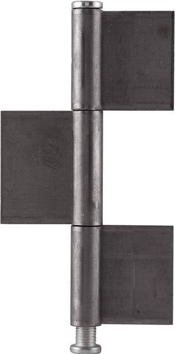 Schwarte Konstruktionsband 3-teilig 230 x 50 x 4 mm, Stahl blank
