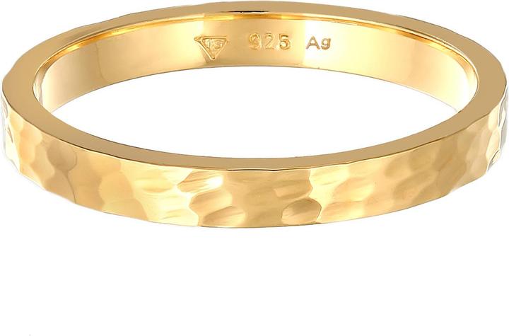 Image du produit Elli Bague en ruban, Basic Ring, Organic (46, Argent 925)