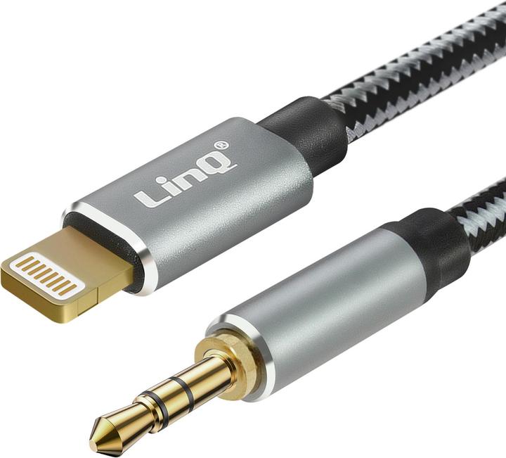 Actual product image LinQ Lightning to 3.5 jack audio cable (1.50 m, 3.5mm jack (AUX))