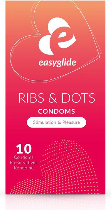 Actual product image EasyGlide Ribs & Dots (10 pcs.)