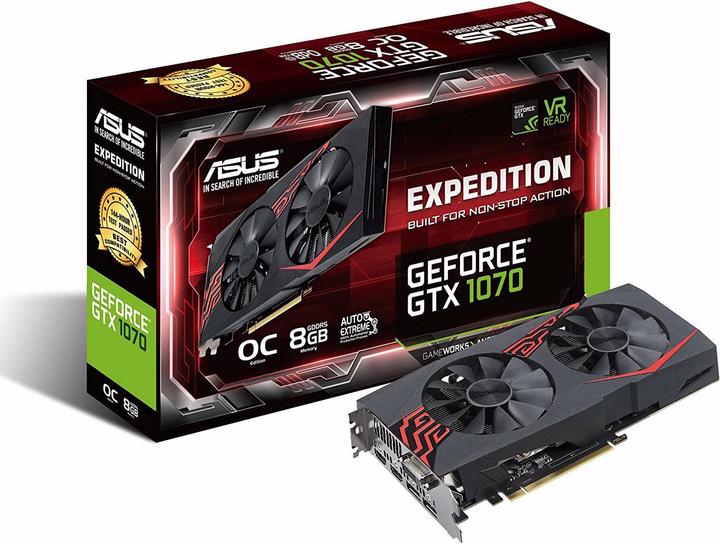 Produktbild ASUS EXPEDITION GeForce GTX 1070 O8G (8 GB)