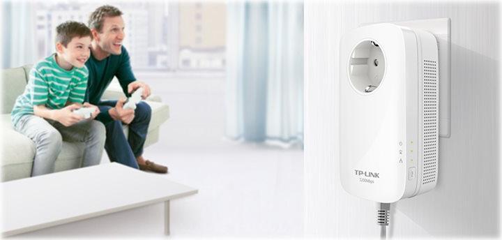 Image du produit TP-Link AV1300 Kit de démarrage pour courant porteur Gigabit Passthrough (1200 Mbit/s)