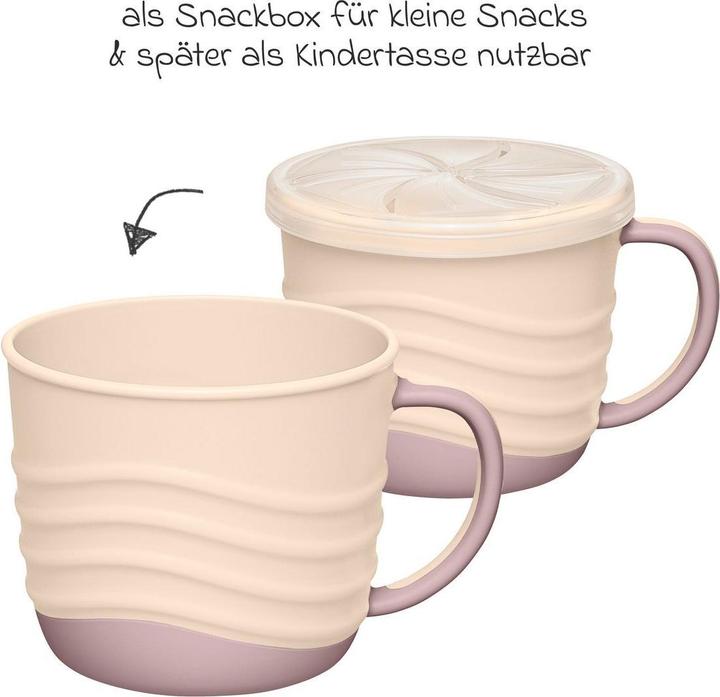 Actual product image NIP Nahrungsbehälter & Portionierer Snackbox / Kindertasse 2in1 eat green -