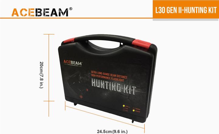 Produktbild AceBeam L30 II LED Taschenlampe Jagdset (16.20 cm, 4000 lm)