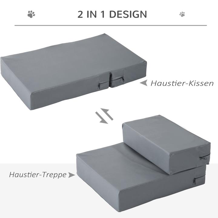 Produktbild PawHut Hundetreppe klappbar (Hund, Komplett zu öffnen)