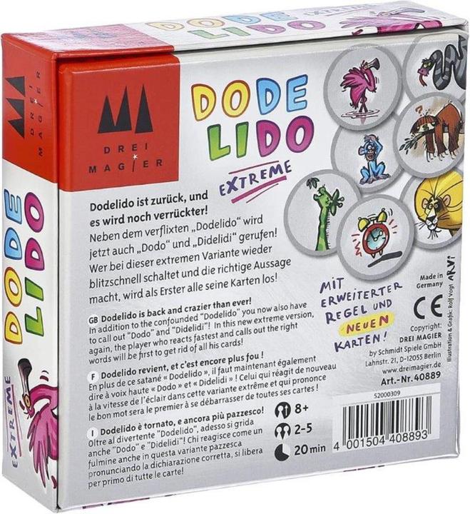 Immagine prodotto Schmidt Spiele Dodelido Extreme (Tedesco, Inglese, Francese, Italiano)