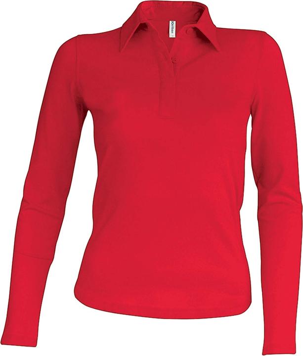 Kariban Damen Poloshirt mit langen Ärmeln