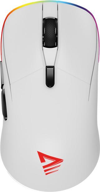 Produktbild Savio RIFT WHITE Gaming-Maus RGB Dual Mode (Kabelgebunden, Kabellos)
