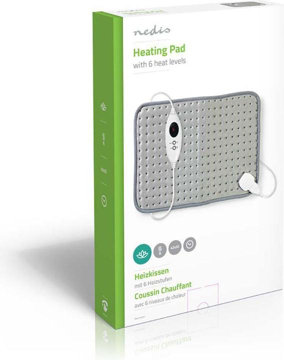 Actual product image Nedis Heating pad | 6 heat settings | overheating protection | washable
