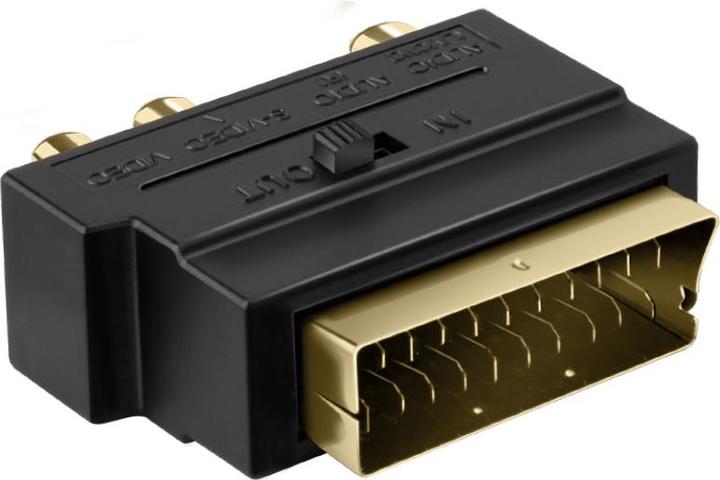 Actual product image Ekon Scart — 3x Cinch (RCA) (0.58 m, Scart)