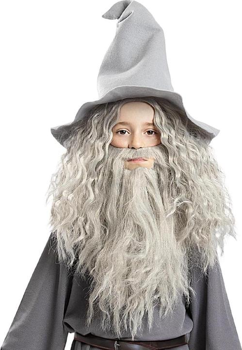 Actual product image Metamorph Der Herr der Ringe – Gandalf Perücke mit Bart für Kinder