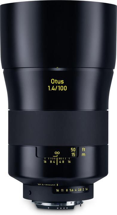 Zeiss Otus T* 1.4 / 100 mm ZF.2 (Nikon F, Plein format)