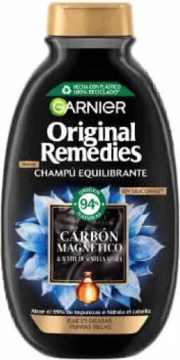 Produktbild Garnier Original Remedies Shampoo with Magnetic Activated Charcoal 300ml (300 ml)