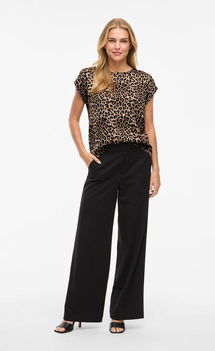 Actual product image Vila Round neck top with short sleeves (36)