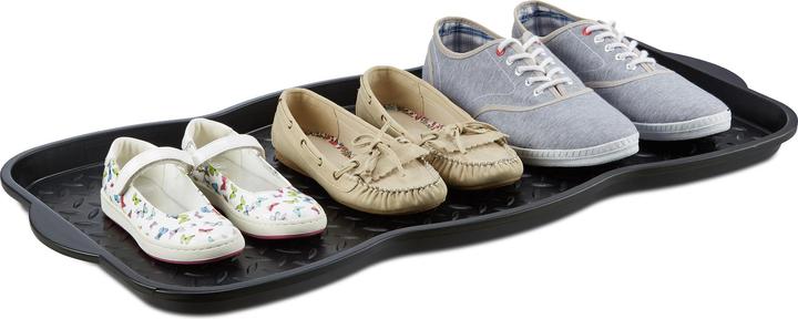 Actual product image Relaxdays Large Shoe Drip Trays for 3 Pairs (38.5 x 75 x 3 cm)